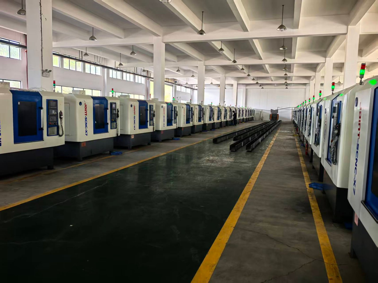 Joint Carbide factory floor with CNC machines