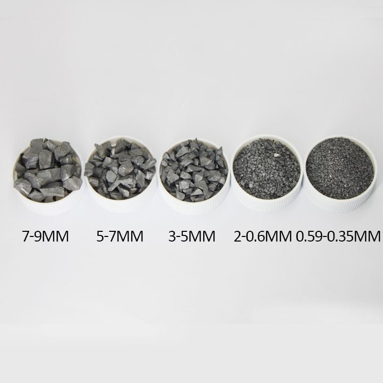 Tungsten carbide grit particles