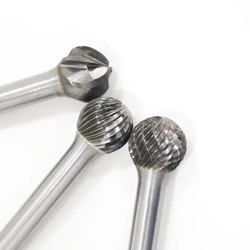 Ball nose carbide burr -- TYPE D