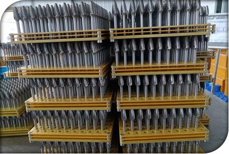 Finished carbide burr packaging & shipping area